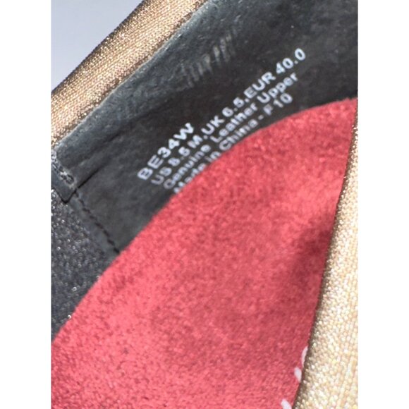 Aetrex Mary Jane Sandal Berries Leather Clog Mulberry Green 4 Way Stretch 8.5 - Picture 7 of 9